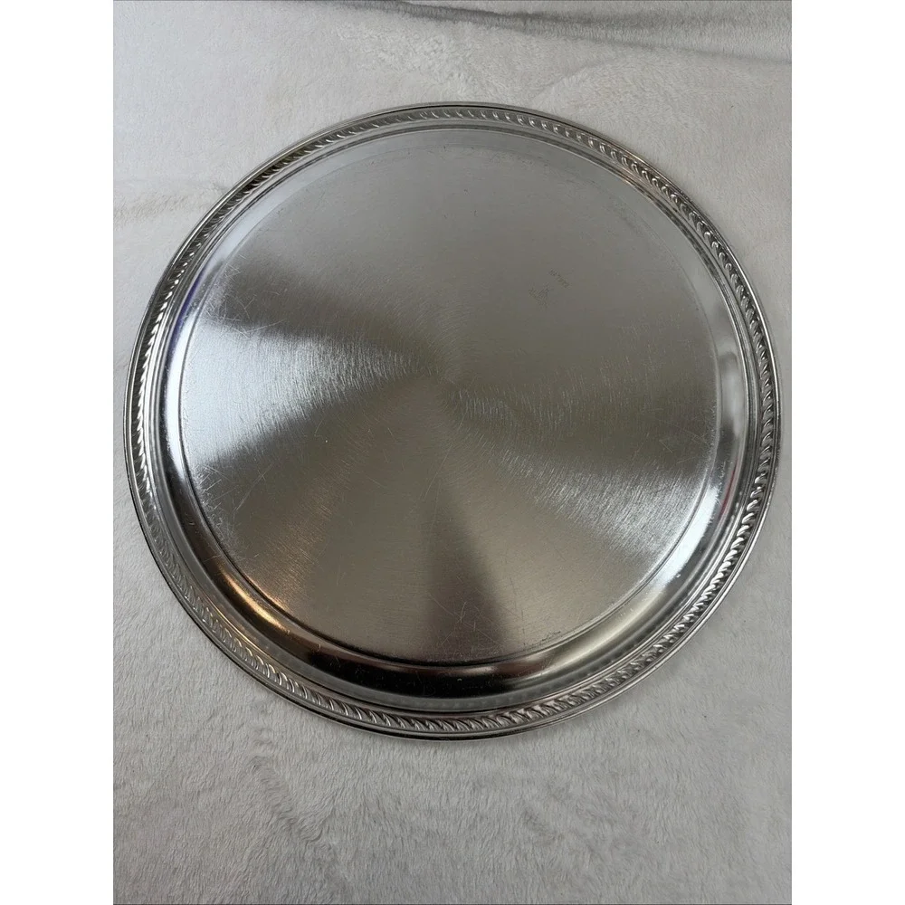 Vintage Kensington Silver Plated Serving Tray‎ 7822 Large 15.5